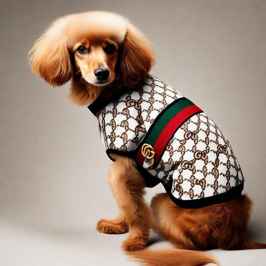 Fashion and Functionality , Gucci Dog Clothes 