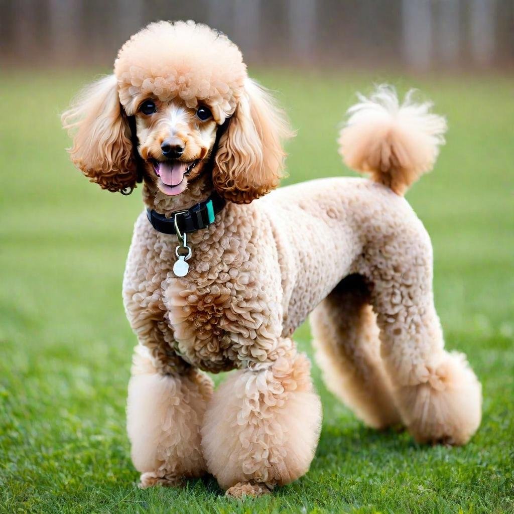 Miniature and Medium Poodle :