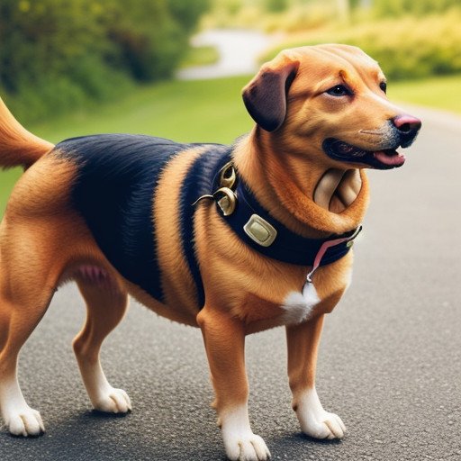 Dog collar that tightens when pulled