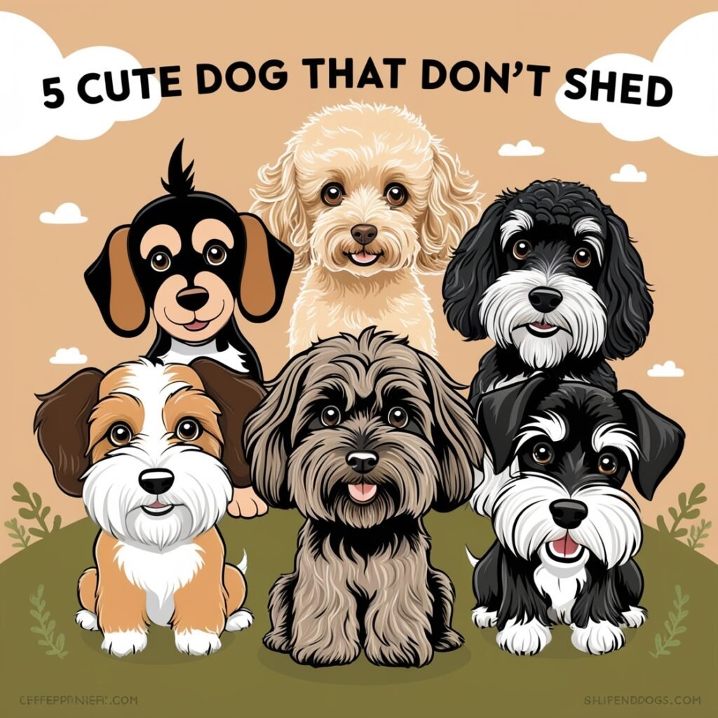 Cute dog breeds that dont shed