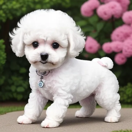 Bichon Frise cute small dog breeds 