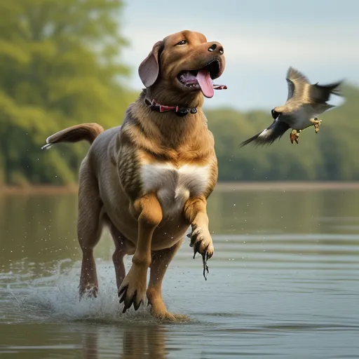 Chesapeake bay large hunting dog breeds 