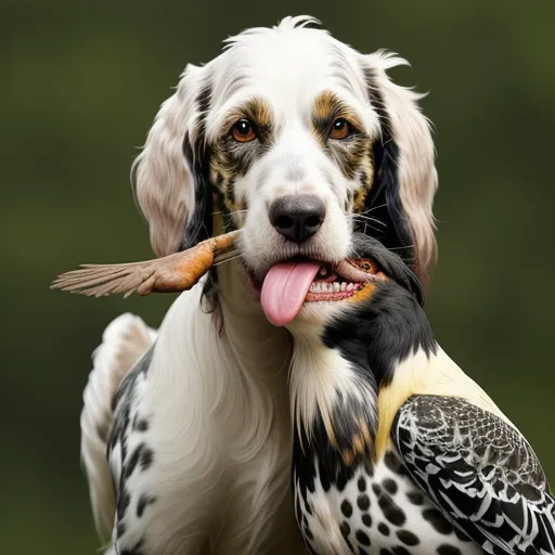 English Setter large hunting dog breeds 