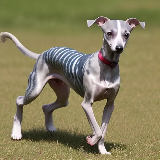 Whippet brindle hunting dog breeds 