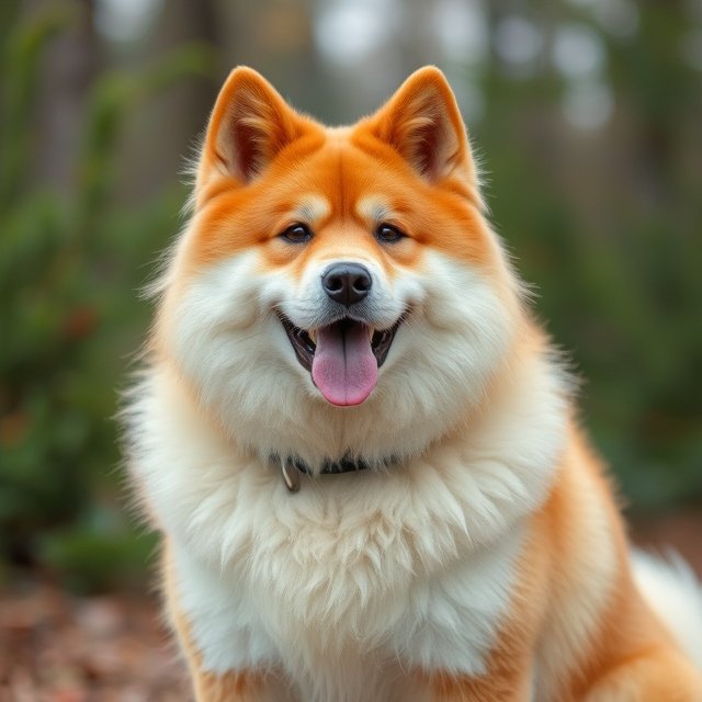 Akita big Fluffy dog breeds 