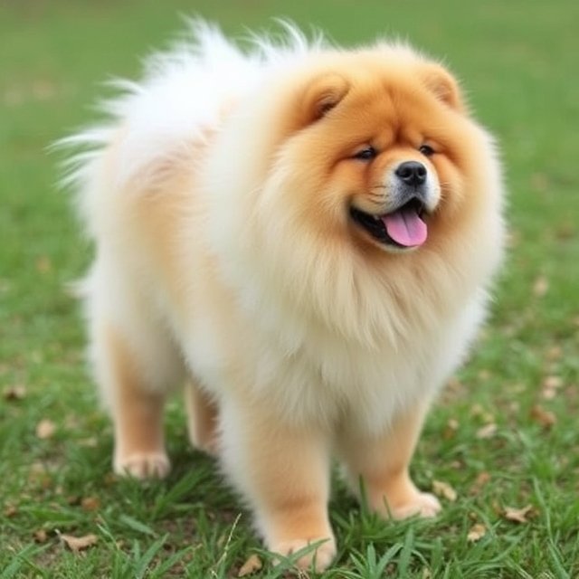 Chow Chow big Fluffy dog breeds 